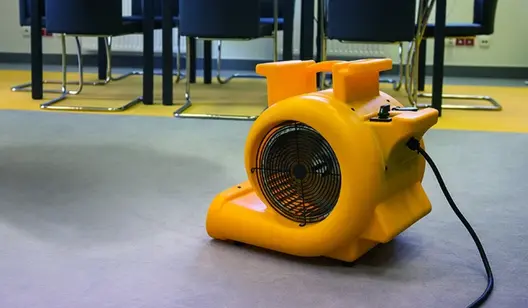 Water damage restoration ventilation climate control solutions by Dantherm Group