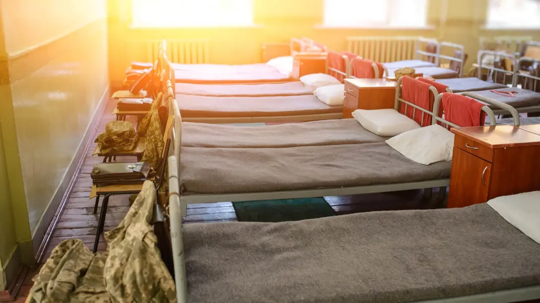 Heating for military barracks and living quarters