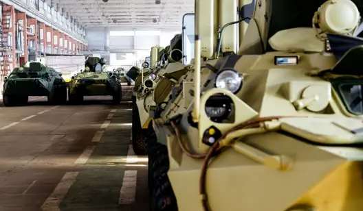 Disinfection for military vehicles