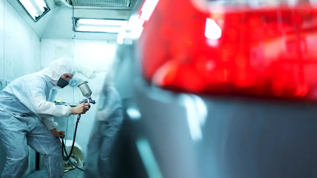 Ventilation for spray paint booths