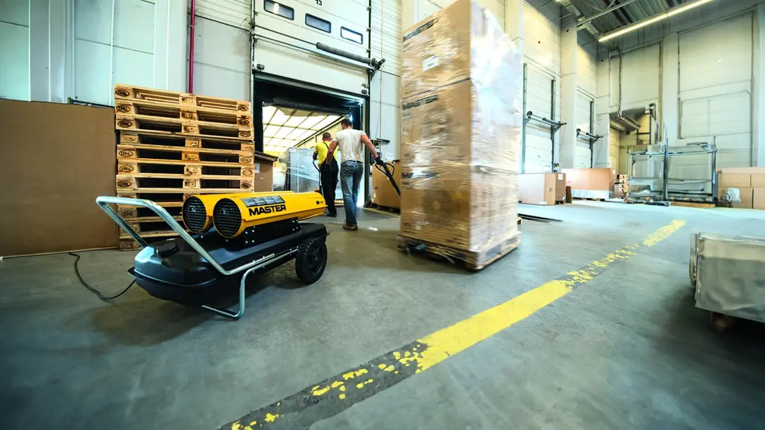 Direct-fired heaters for rental companies