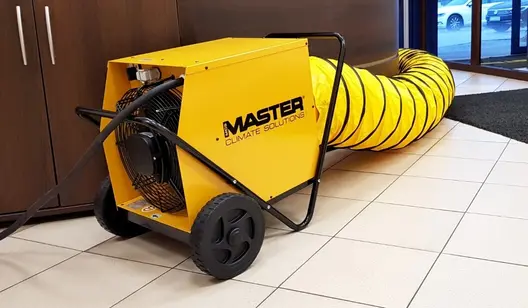 Electric air heaters for rental companies