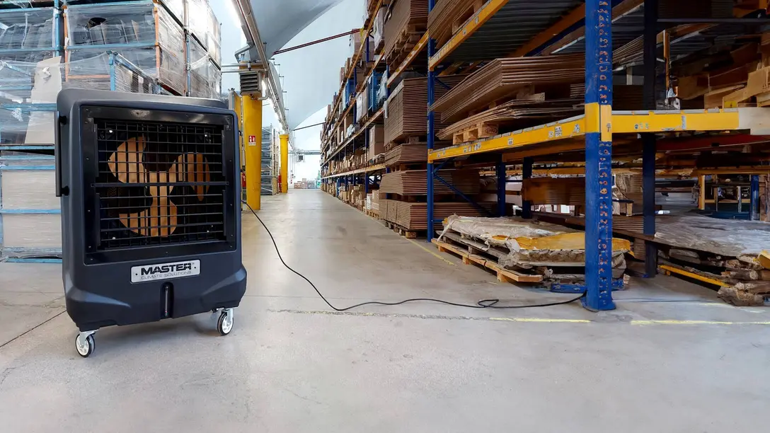 Portable evaporative coolers for rental companies