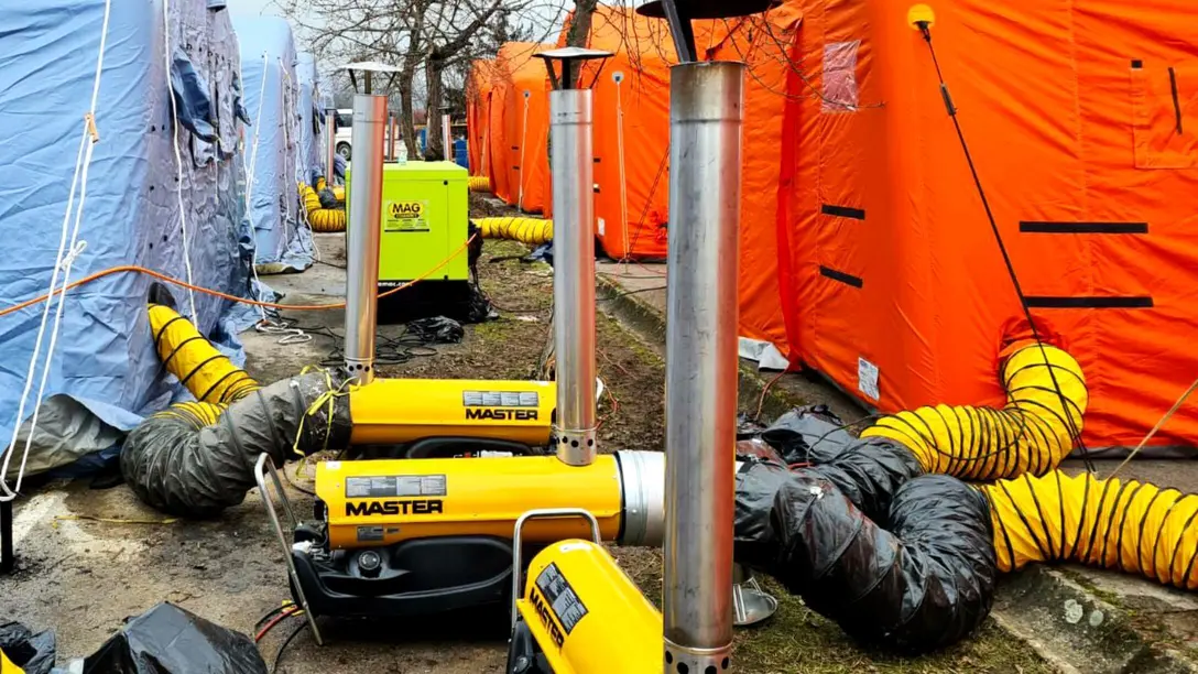 Emergency services heating climate control solutions by Dantherm Group