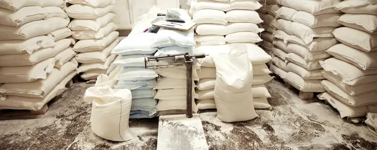 Contrôle de l'humidité et séchage pour les entrepôts alimentaires