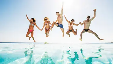 Calorex swimming pool jump web