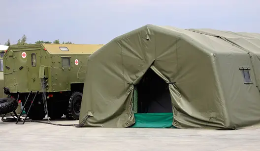 Camps and field hospitals humidity control and drying climate control solutions by Dantherm Group