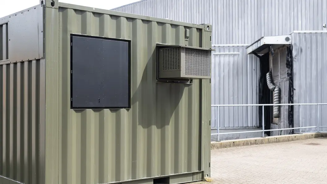 Cooling for containers