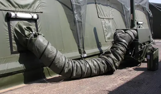 Heating for military base camps