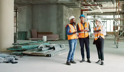 Temporary air cleaning for construction work