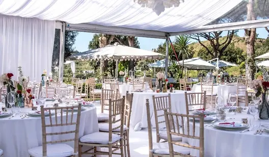 Cooling for wedding receptions