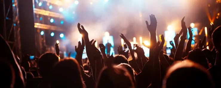 Ventilation pour les festivals de musique et les concerts