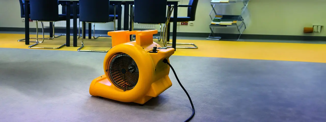 Water damage restoration ventilation solutions by Dantherm Group