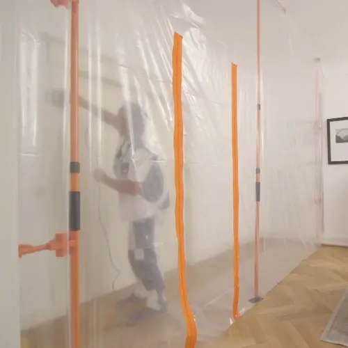 Heywall dust stop wall installation video