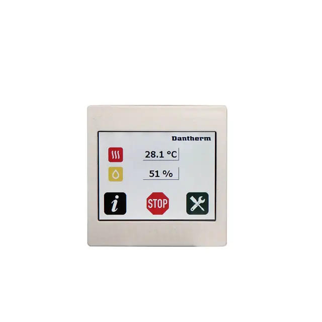 Dantherm Dan X touchscreen
