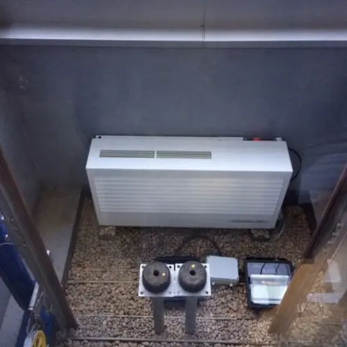 Installation du Calorex DH 75 Maison