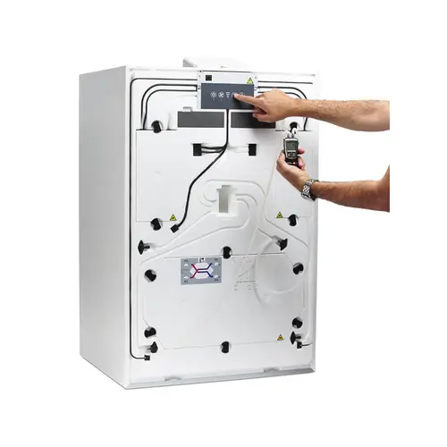 Calibrage du Dantherm HCV via le panneau