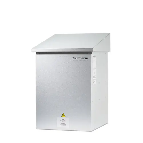 Dantherm Flexibox 900 exterieur avant – unité de ventilation à refroidissement libre